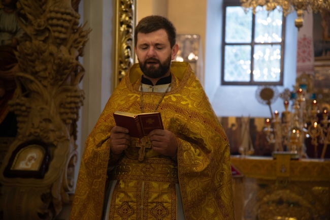Збільшити зображення Божественна літургія 8 жовтня, у День пам"яті святих отців VII Вселенського собору
