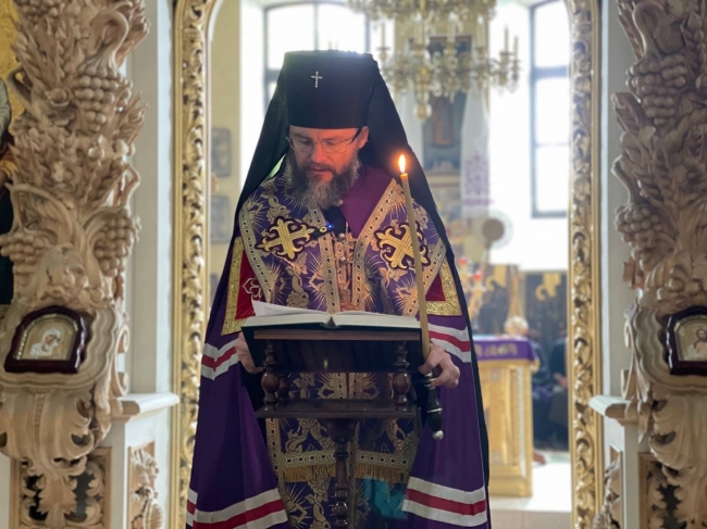 Збільшити зображення Утреня з читанням Великого канону преподобного Андрія Критського та Читання житія преподобної Марії