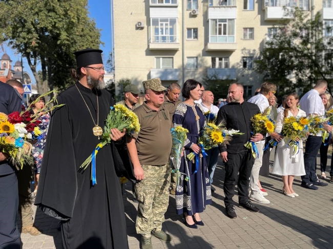 Збільшити зображення урочистості з нагоди святкування 33-ої річниці Незалежності України!